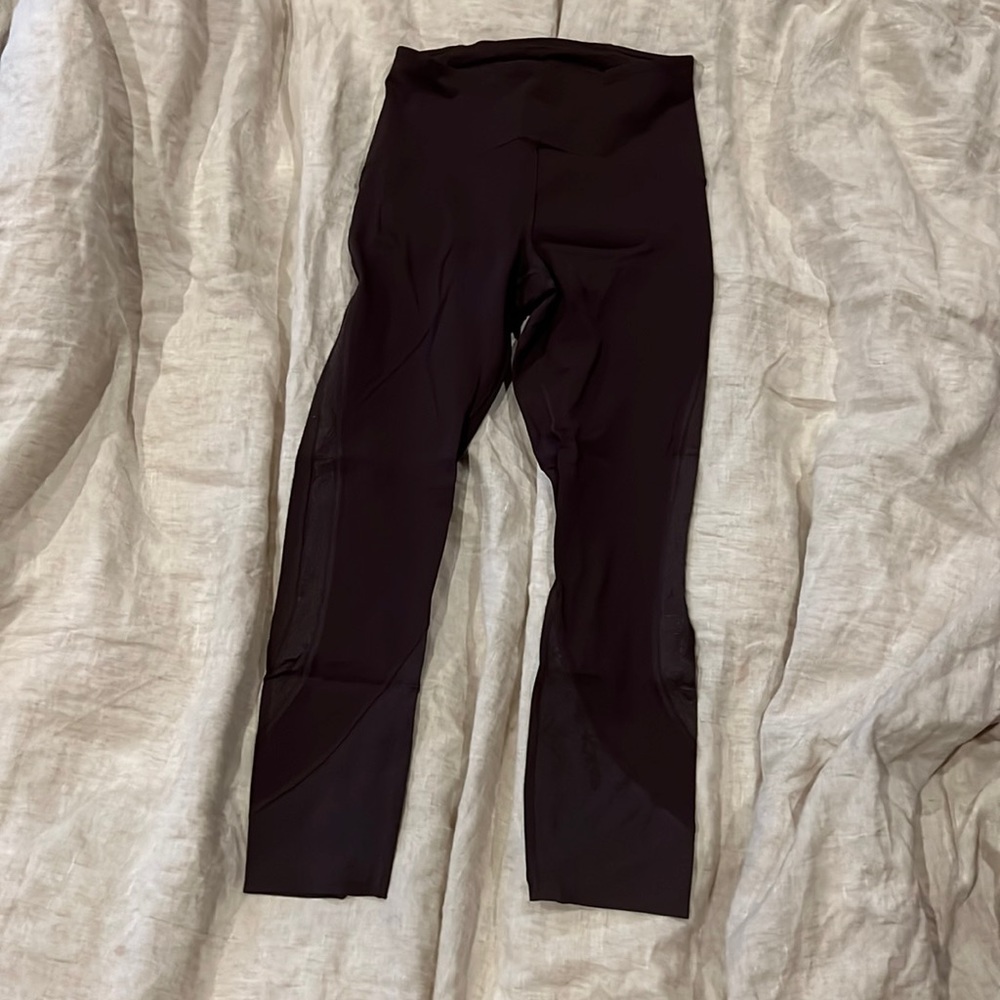 Eggplant color Lululemon Capris